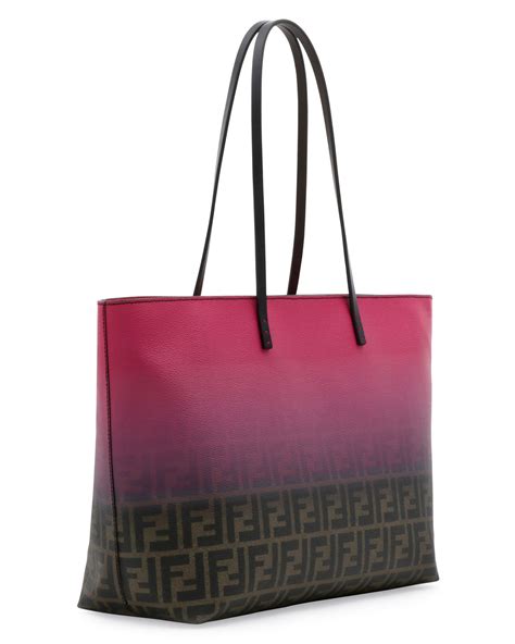 fendi ombre rosa zucca tote